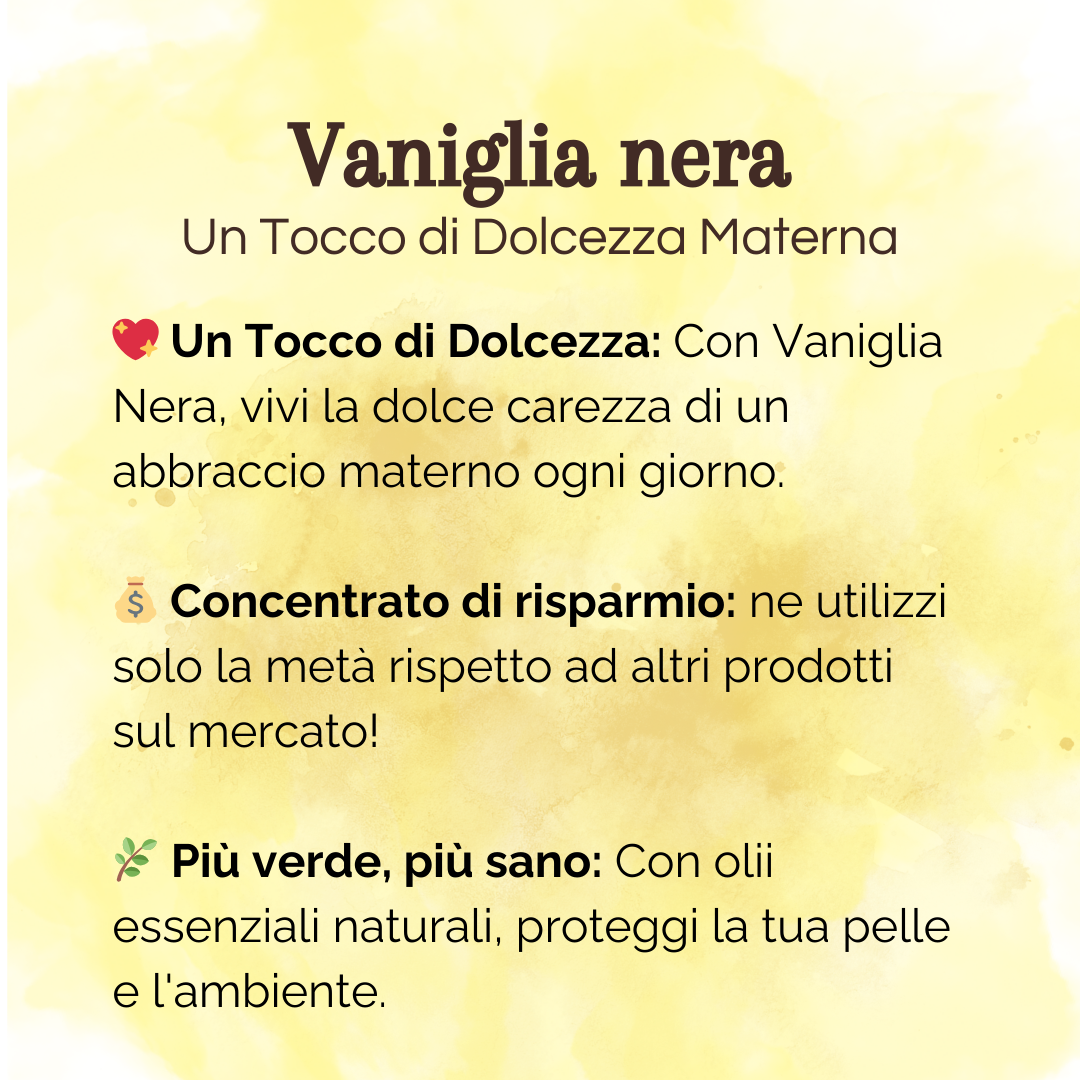 Vaniglia Nera – Un Tocco di Dolcezza Materna