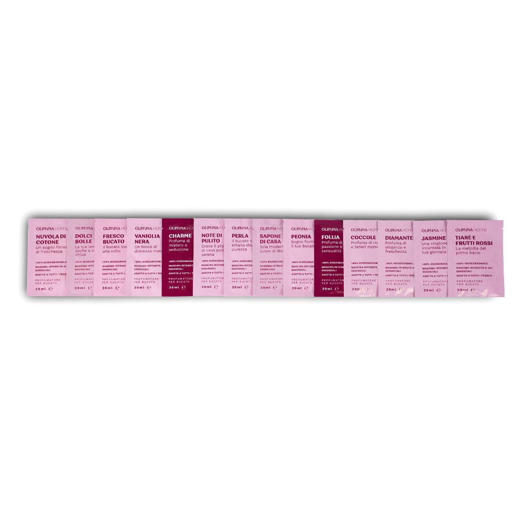 Discovery Kit Laundry Collection – 14 Fragranze da scoprire, Olimpia Home