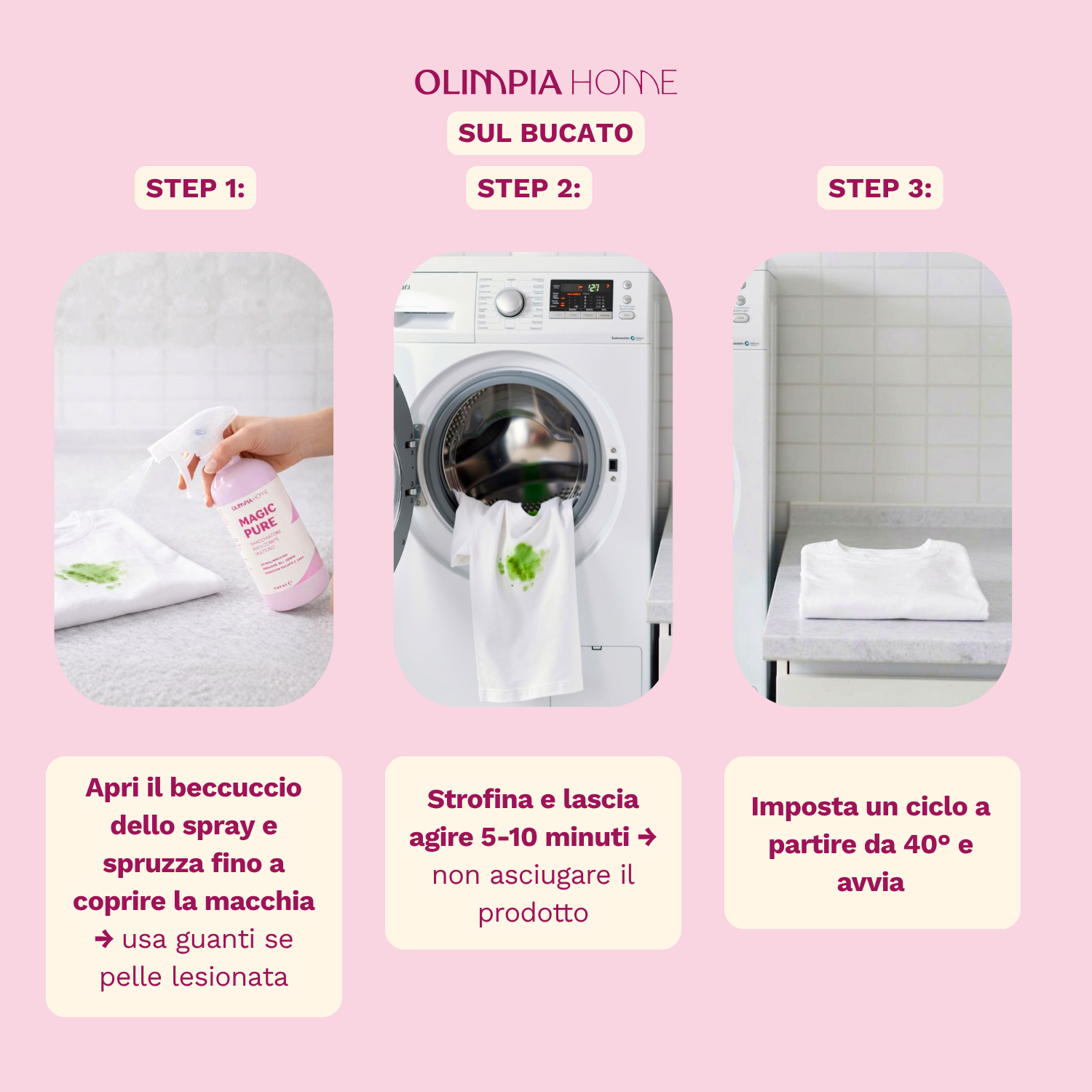 Magic Pure Ml.500 - Smacchiatore Igienizzante Multiuso