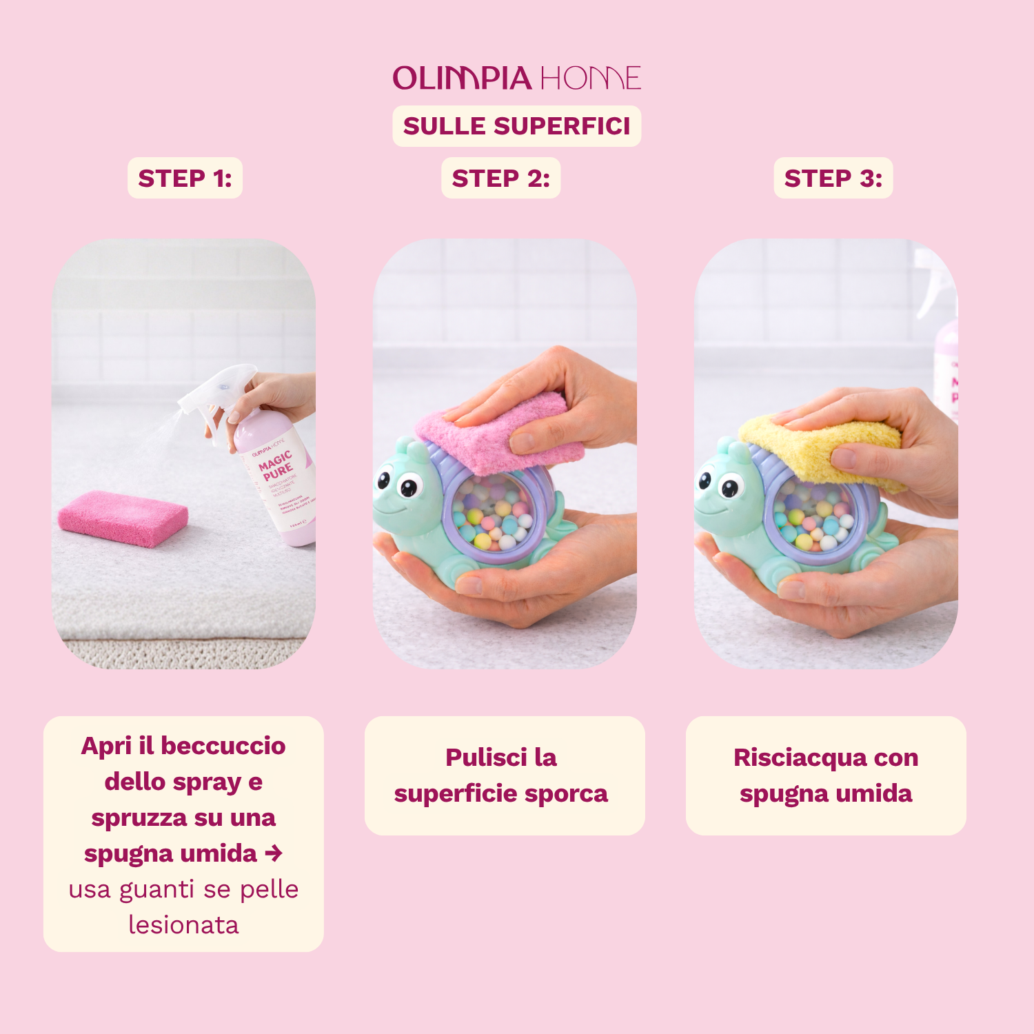 Magic Pure Ml.500 - Smacchiatore Igienizzante Multiuso