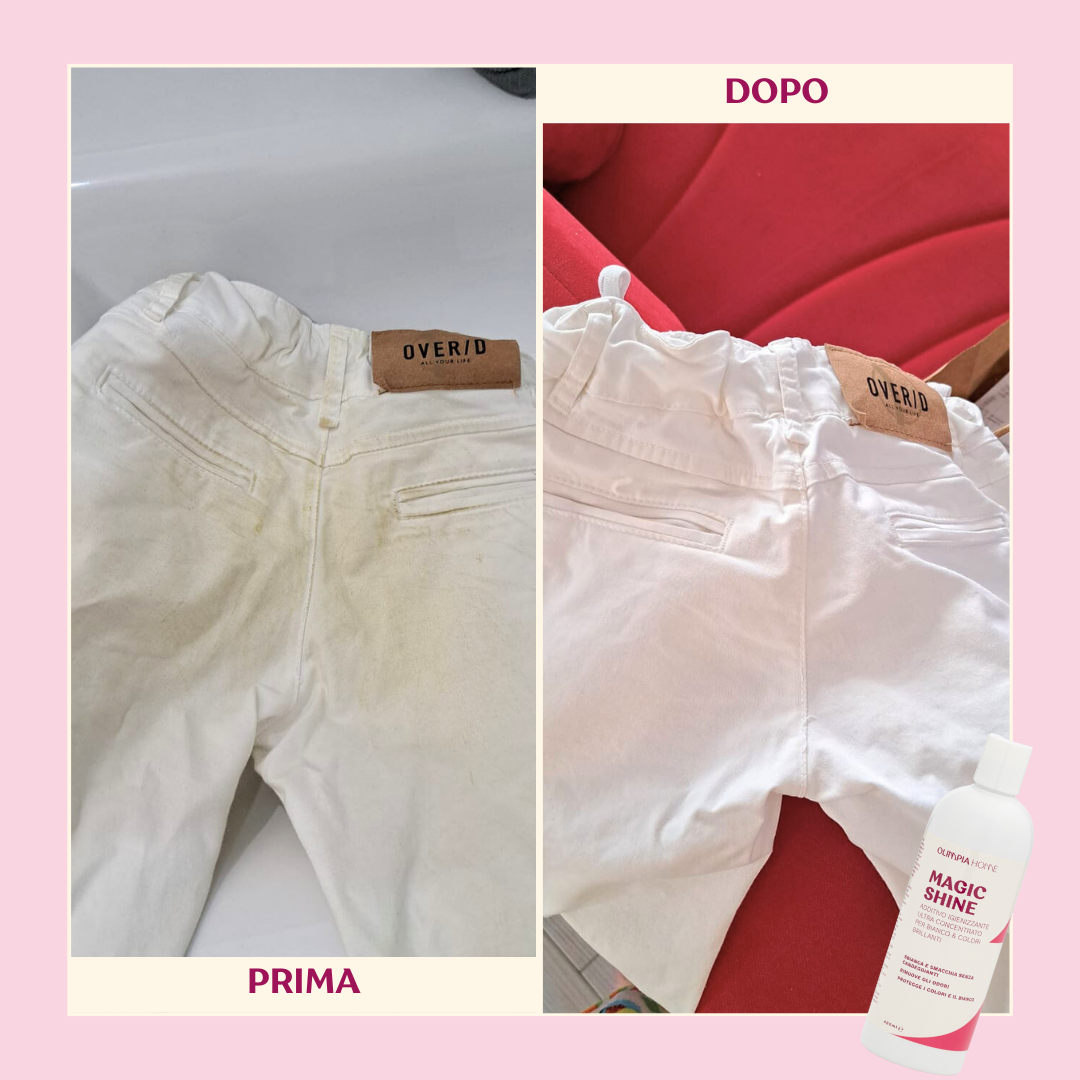 Magic Shine - Additivo Igienizzante Ultra Concentrato per Bianco & Colori Brillanti Ml.400