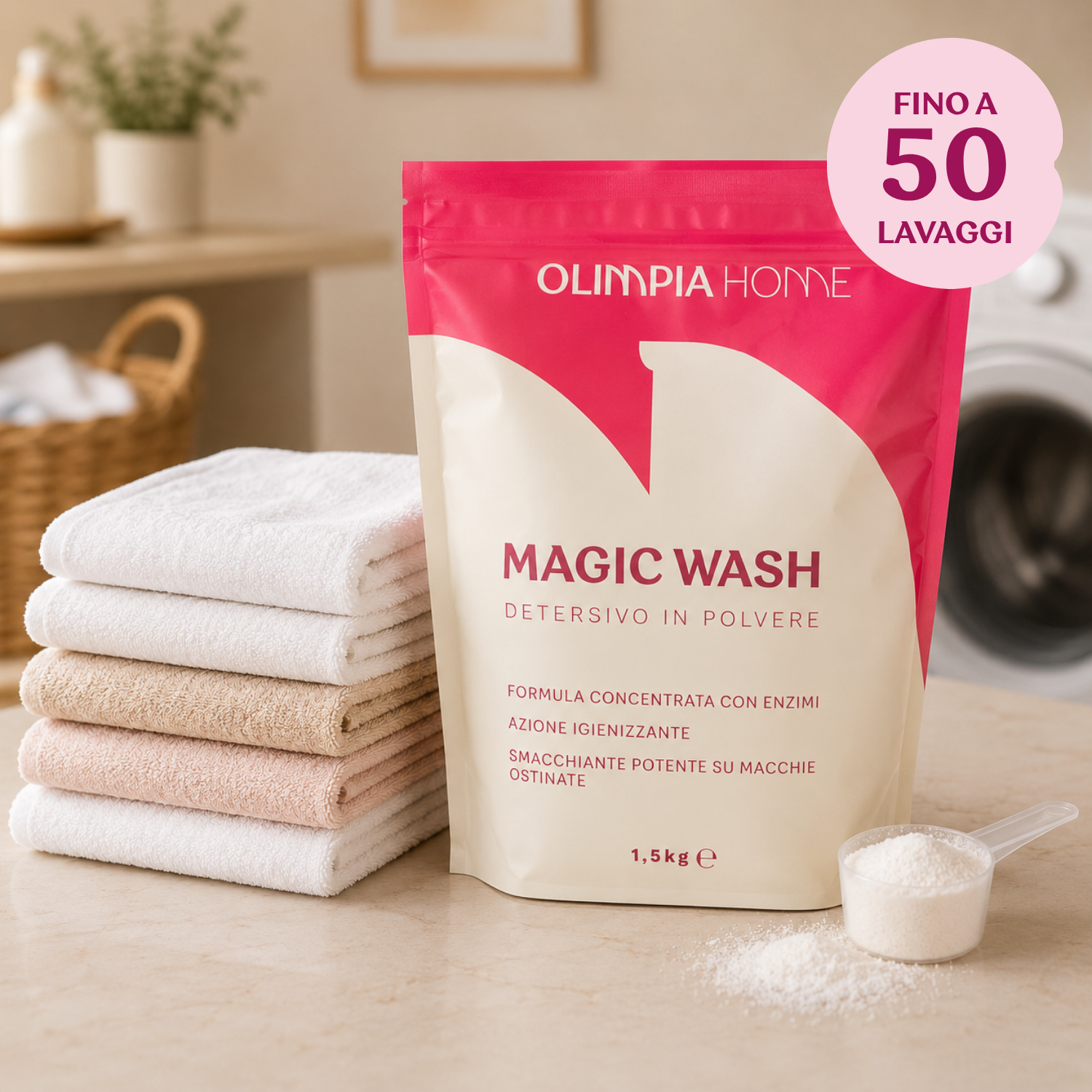 Magic Wash Polvere - 1,5 Kg.